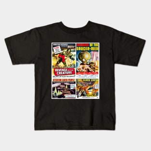 50s Sci-Fi Movie Poster Collection #5 Kids T-Shirt